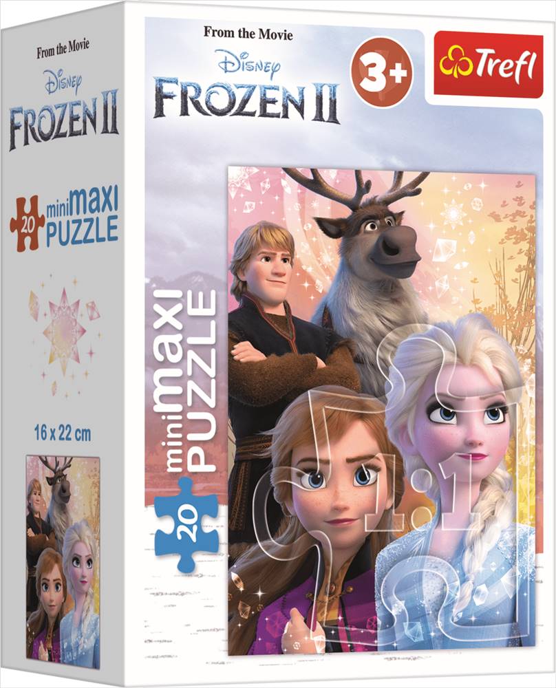 Trefl  Puzzle Ľadové kráľovstvo 2: Priateľstvo 20 dielikov značky Trefl