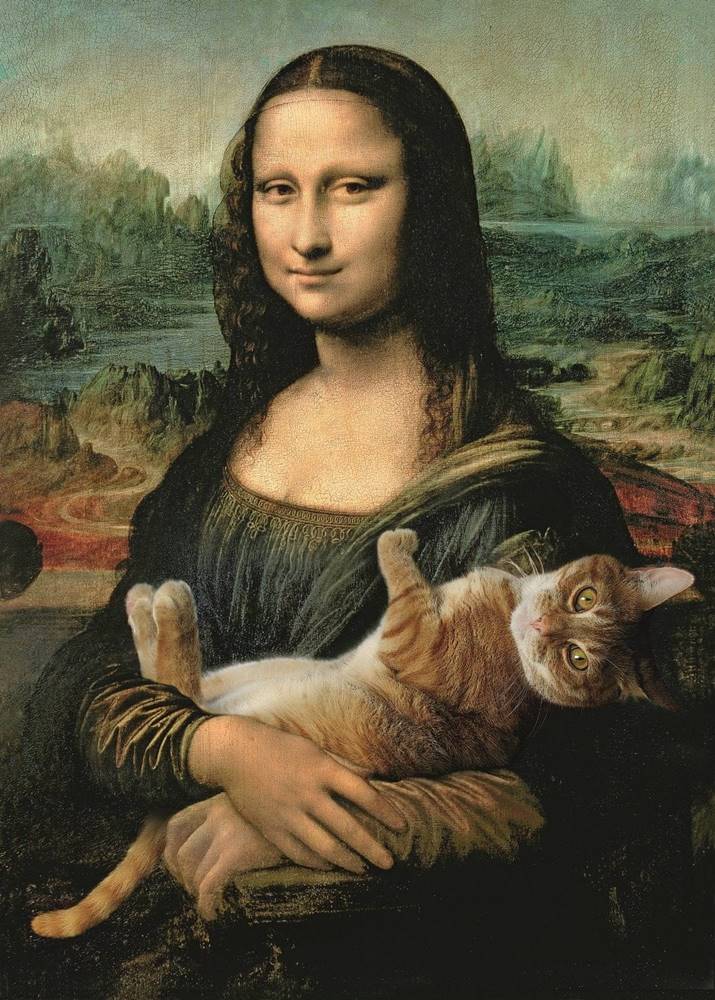 Trefl  Puzzle Mona Lisa s mačkou 500 dielikov značky Trefl