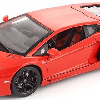 BBurago 1:18 Plus Lamborghini Aventador LP700-4,  oranžová