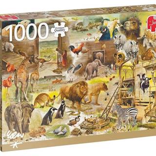 Jumbo  Puzzle Stavba Noemovej archy 1000 dielikov značky Jumbo