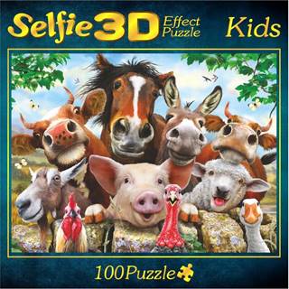 M.I.C. Puzzle Farma selfie 3D 100 dielikov