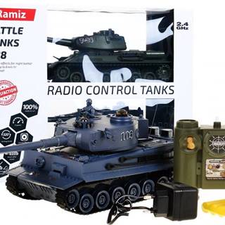 Mamido Tank na diaľkové ovládanie 2ks R / C 1:28