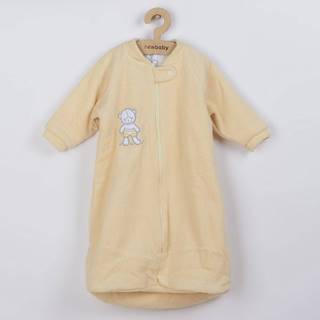 NEW BABY  Dojčenské froté spací vak medvedík žltý - 68 (4-6m) značky NEW BABY