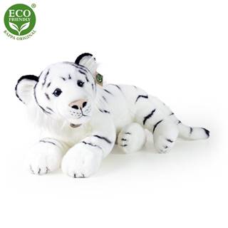 Rappa  Plyšový tiger biely 60 cm ECO-FRIENDLY značky Rappa