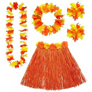 Widmann  Súprava Hawaii oranžová 5 kusov - 40 cm značky Widmann