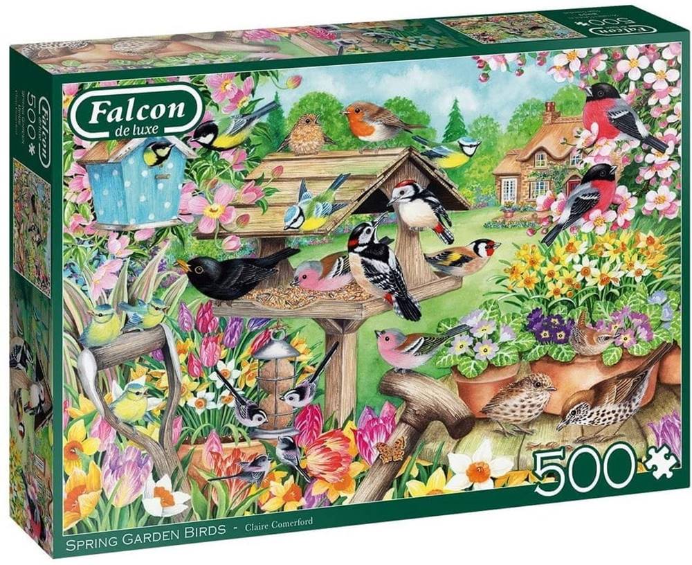 Falcon  Puzzle Vtáky v jarnej záhrade 500 dielikov značky Falcon