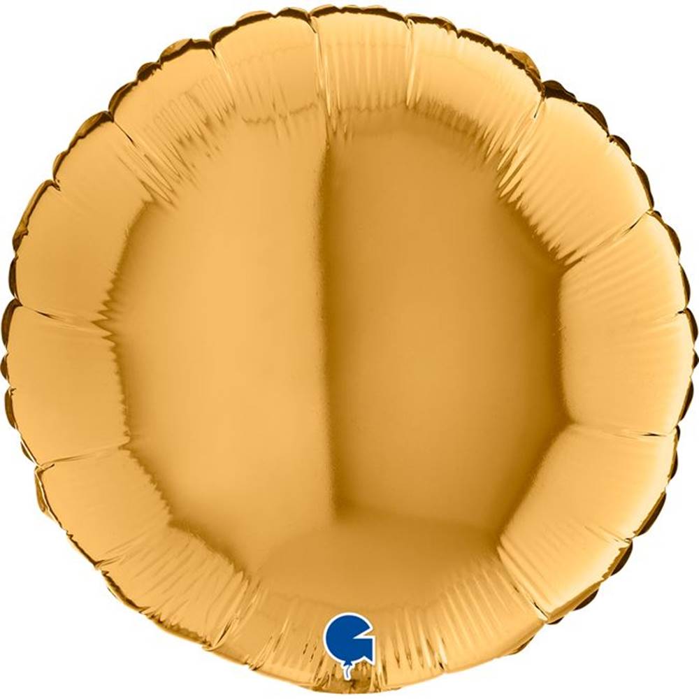 Grabo  Nafukovací balónek kulatý 46cm zlatý značky Grabo