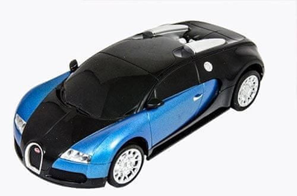 HADEX  RC auto Bugatti Veyron 1:24,  modré značky HADEX