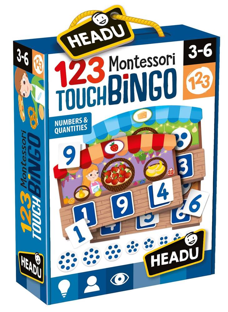 Headu  Montessori - Hmatové bingo značky Headu