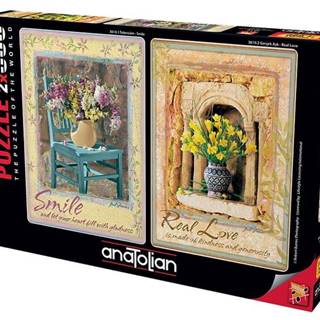 AnaTolian Puzzle Úsmev a pravá láska 2x500 dielikov