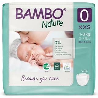 Bambo Nature 0 Premature (1-3 kg) 24 ks