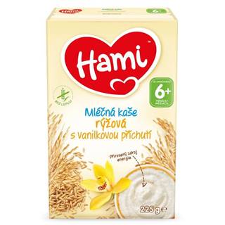 Hami  Mliečna kaša ryžová s vanilkovou príchuťou 225 g značky Hami