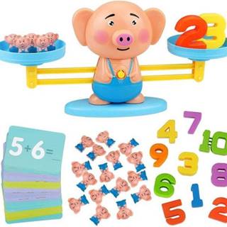 KECJA  Hra na učenie počítania - Piggy Balance Scales - Piggy Balance značky KECJA