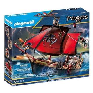 Popron.cz Playset Pirates- Skull Pirate Ship Playmobil 70411 (132 pcs