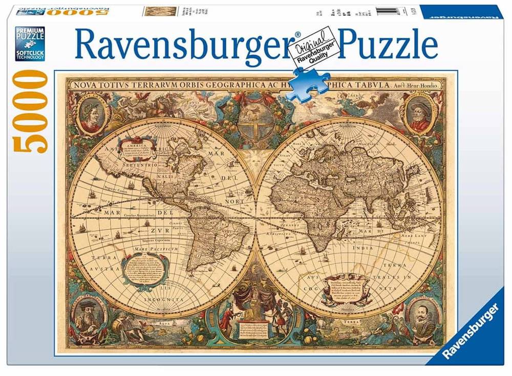 Ravensburger  Historická mapa 5000d značky Ravensburger