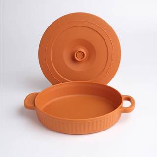 CHOUCHOUATTI Veľká silikónová miska Chouchouatti - orange