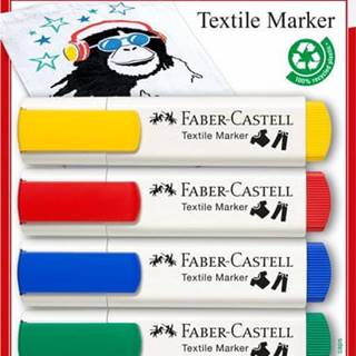 Faber-Castell Popisovače na textil set 5 farebné,  BL