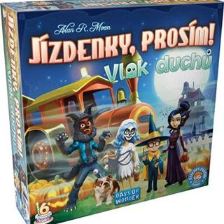 Popron.cz Jízdenky,  prosím! Vlak duchů - rodinná hra značky Popron.cz