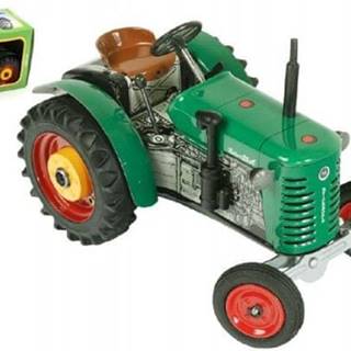 KOVAP Traktor Zetor 25A zelený na kľúčik kov 15cm 1:25 v krabičke