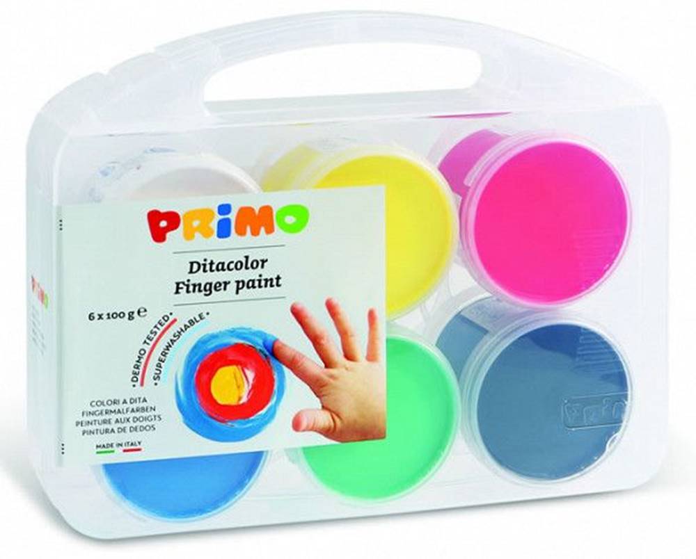 POWERY PRIMO Farby na prsty 6 x 100 ml značky POWERY