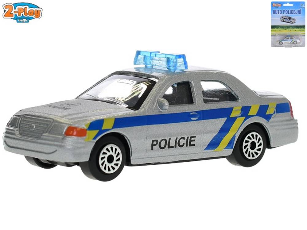 2-Play  Traffic Auto polícia SK 8 cm kov voľný chod značky 2-Play