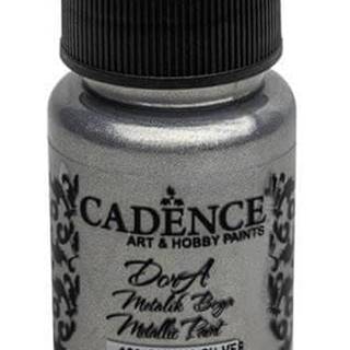 Cadence  Metalická akrylová farba Dora Metalic - strieborná / 50 ml značky Cadence