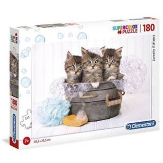 Clementoni Puzzle - Lovely kittens,  180 dielikov