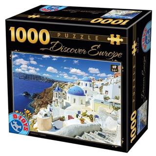 D-Toys  Puzzle Santorini,  Grécko 1000 dielikov značky D-Toys