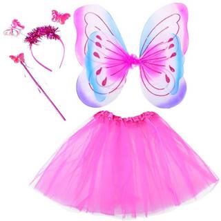 JOKOMISIADA Fairy Wings Magic Wand Čelenka Ball Butterfly Za1271