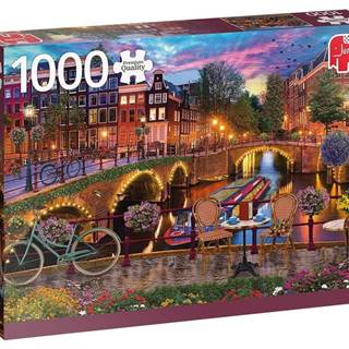 Jumbo  Puzzle Vodné kanály v Amsterdame 1000 dielikov značky Jumbo