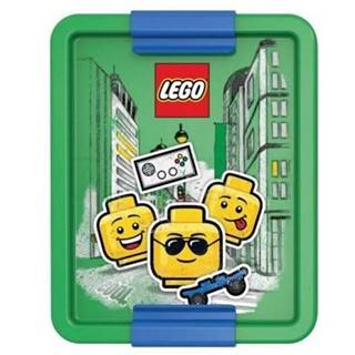 LEGO Box na desiatu ICONIC Boy - modrá/zelená