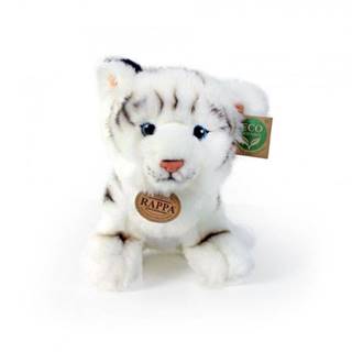 Rappa  Plyšový biely tiger sediaci 25 cm značky Rappa