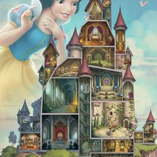 Ravensburger Puzzle Disney Castle Collection: Snehulienka 1000 dielikov