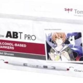 Tombow Obojstranný alkoholový popisovač ABT PRO - Manga Set Shonen 12 ks