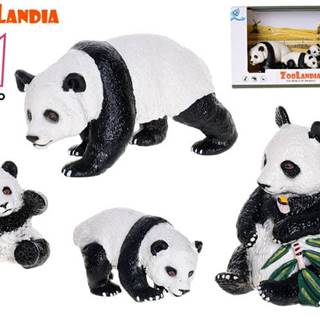 Zoolandia samec a samica pandy s mláďatami