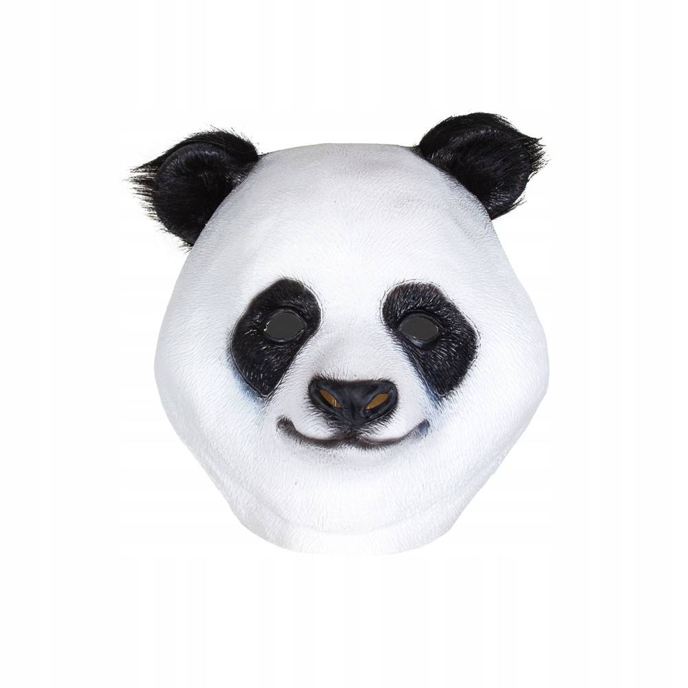 Korbi  Profesionálna latexová maska pandy,  hlava pandy značky Korbi