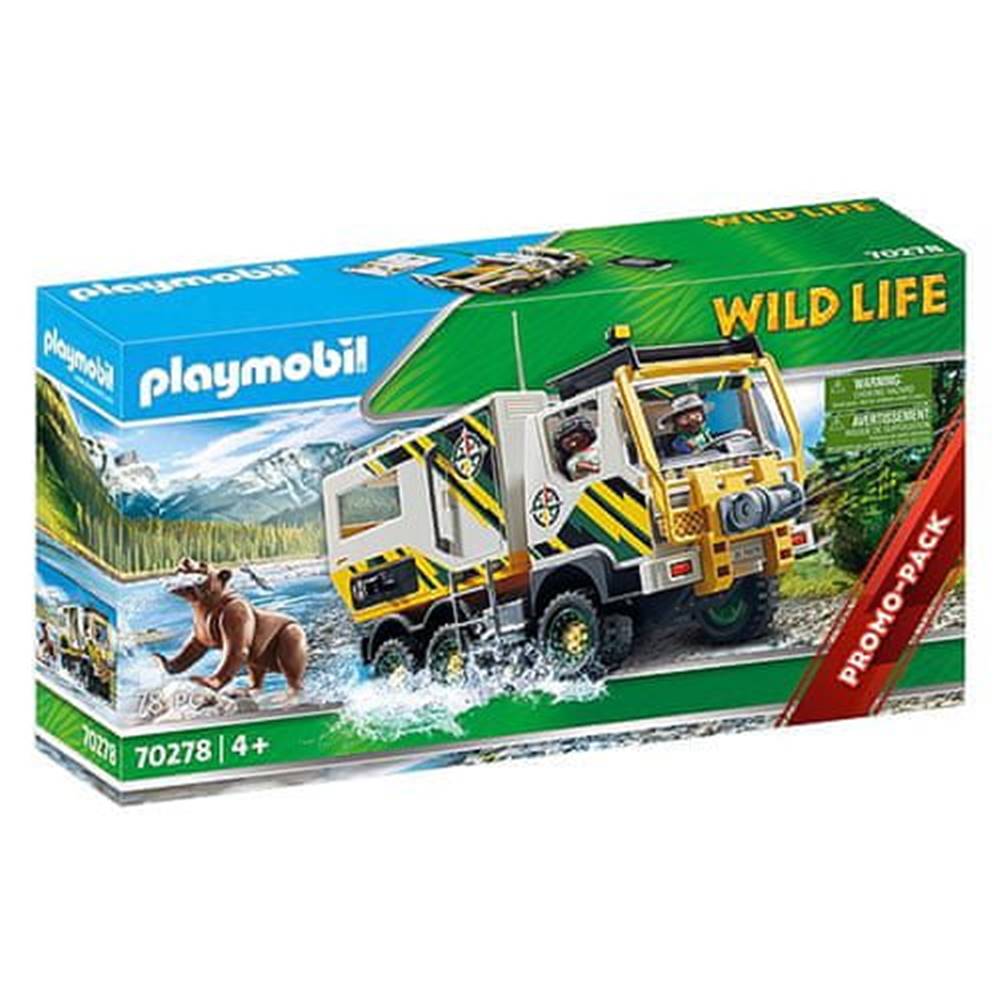 Playmobil  Expedičné auto ,  Dobrodružstvo v prírode,  78 dielikov značky Playmobil