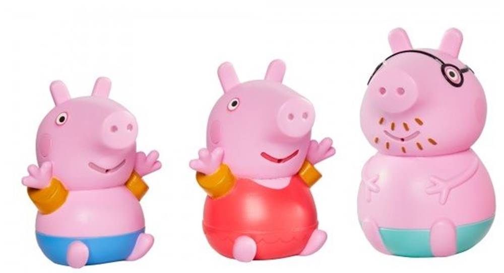 Qoltec TOOMIES - Prasiatko Peppa Pig,  tatinko a Tom - striekajúce hračky do vody značky Qoltec