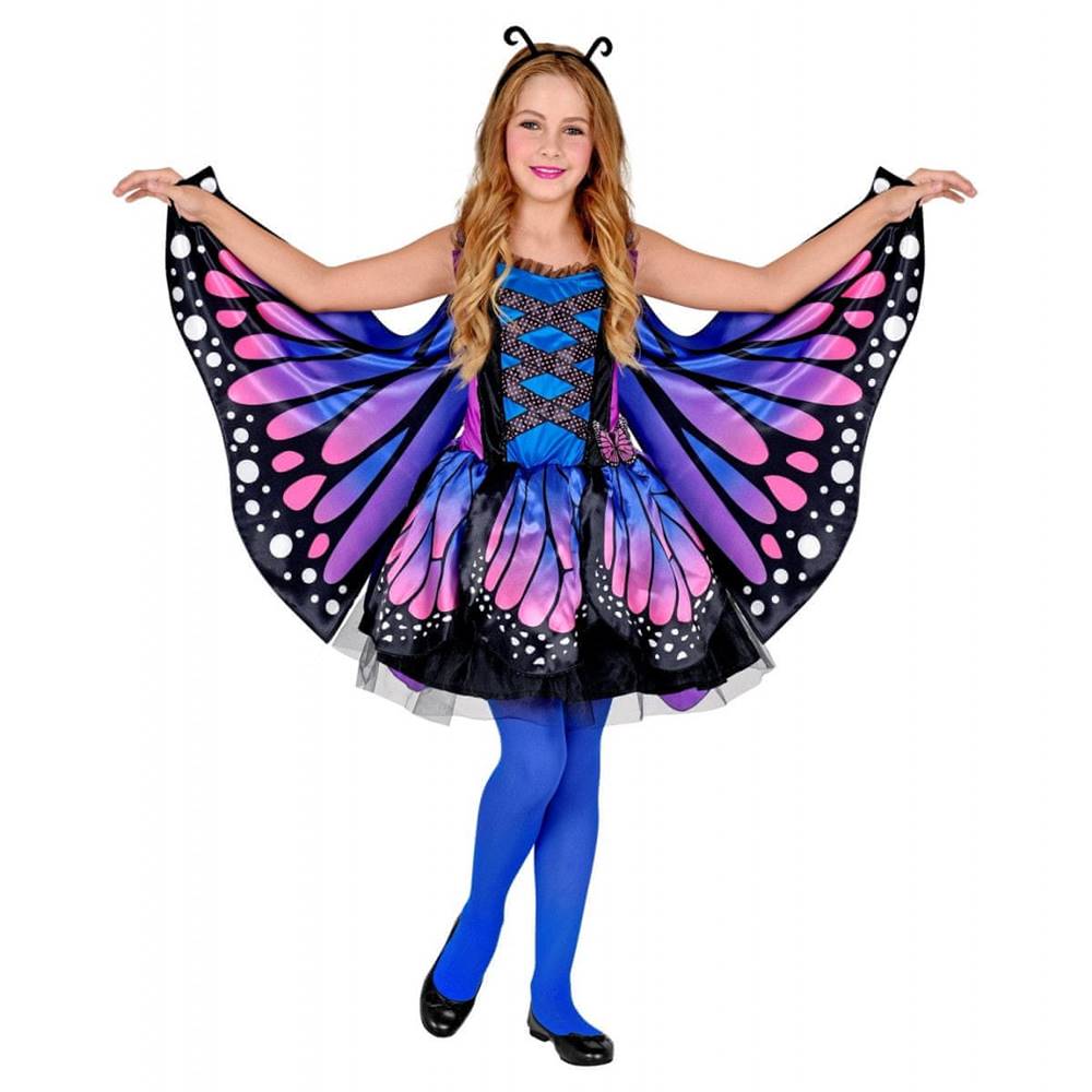 Widmann  Karnevalový kostým pre Motýľa modrý značky Widmann