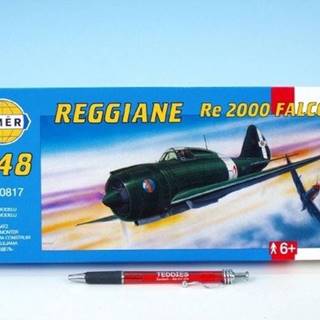 SMĚR Model Reggiane RE 2000 Falco 1:48 16, 1x22cm v krabici 31x13, 5x3, 5cm Cena za 1ks