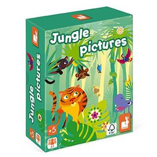 Janod Logická hra pre deti Obrázky z džungle