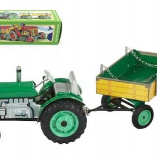 KOVAP Traktor Zetor s prívesom zelený na kľúčik kov 28cm