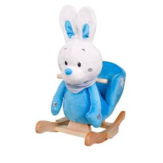 PLAYTO  Hojdacia hračka s melódiou Playtech králiček modrá značky PLAYTO