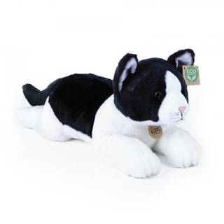 Rappa  Plyšová kočka ležící černo-bílá 35 cm značky Rappa