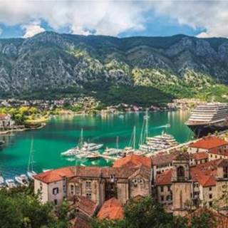 Trefl Panoramatické puzzle Kotor,  Čierna Hora 500 dielov