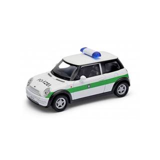 Welly  1:34 Mini Cooper Police Zelená značky Welly