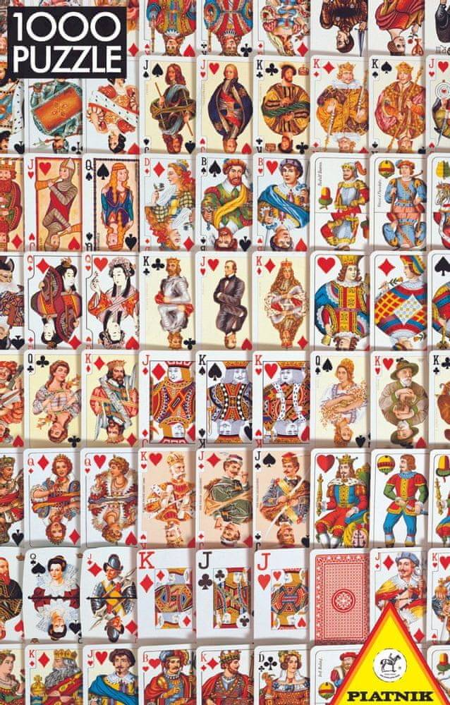 Piatnik  1000 d. Hrací karty značky Piatnik