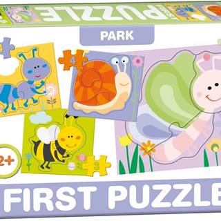 Alltoys DOHÁNY Baby puzzle Na lúke 4v1 (3-4 dieliky)