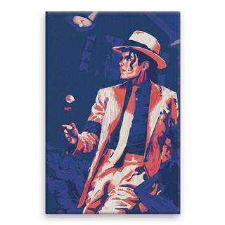 Malujsi Maľovanie podľa čísel - Michael Jackson 02 - 40x60 cm,  plátno vypnuté na rám
