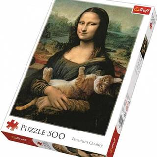 Puzzle: Mona Lisa s kočkou 500 dílků